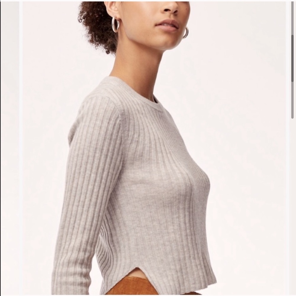 Aritzia - Babaton Ribbed Sweater - Picture 4 of 11